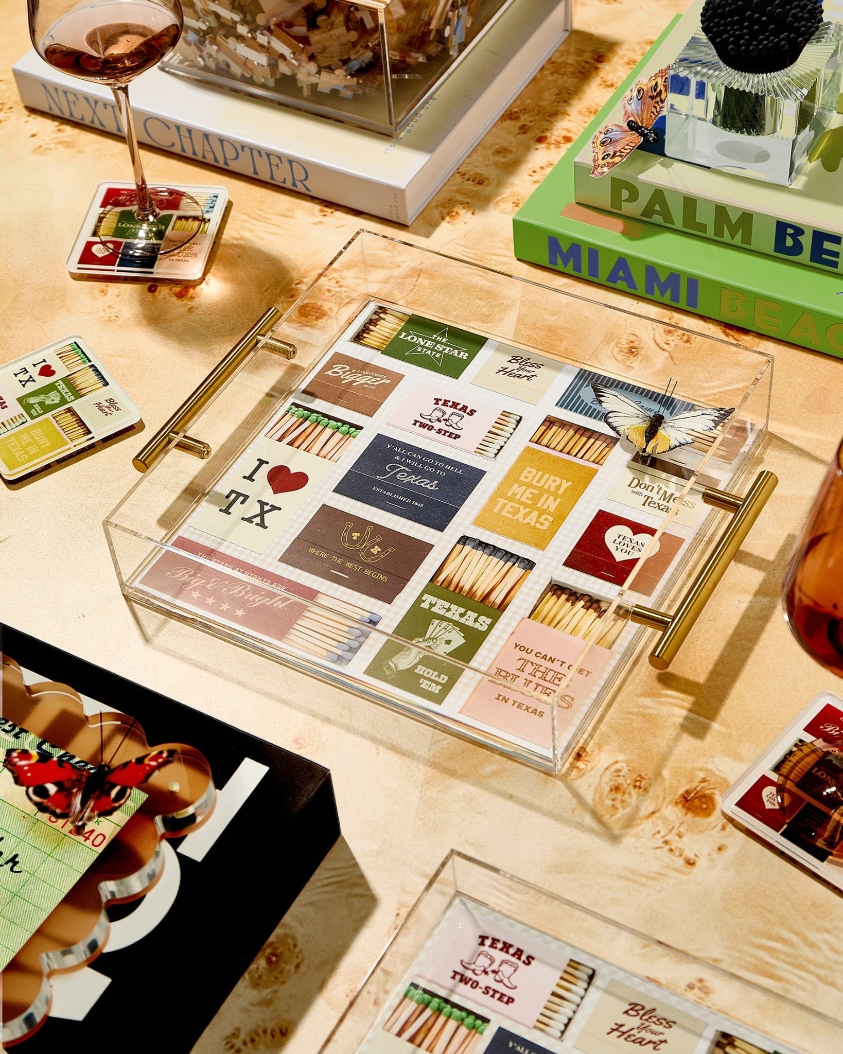 Texas Matchbook Large Tray - Thumbnail 2