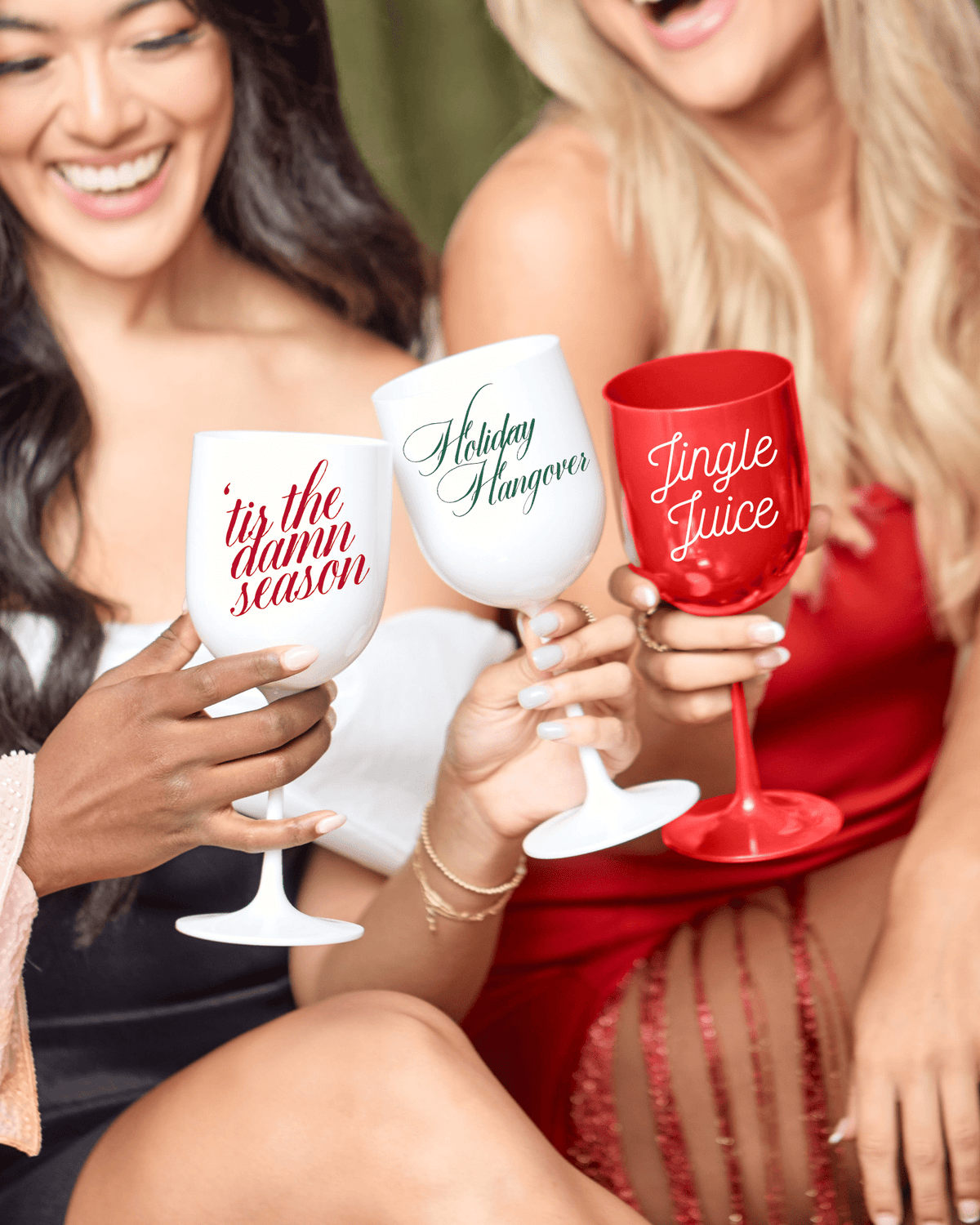 Tis The Damn Season Wine Glass (Set of 2) - Tart By Taylor