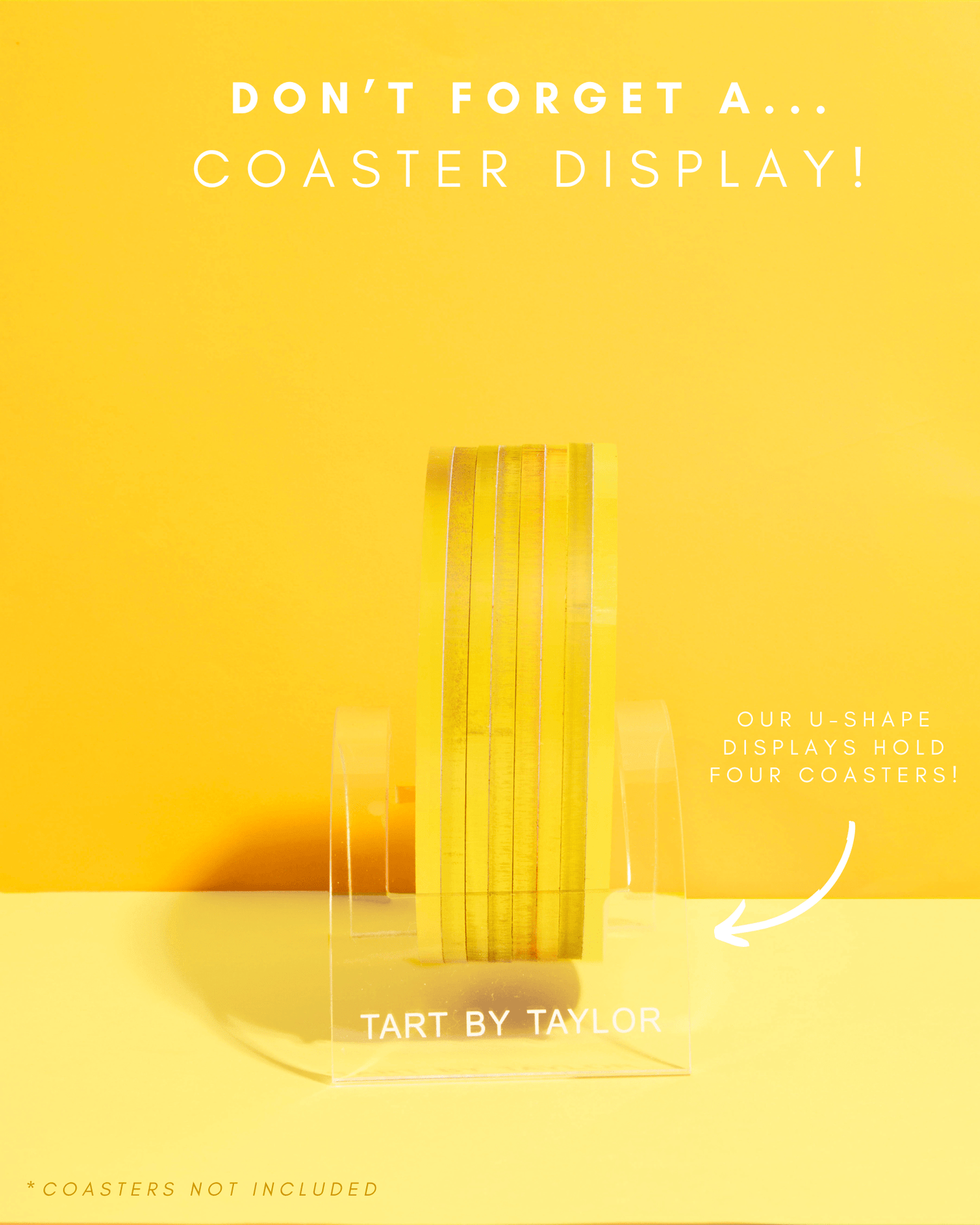 U - Shape Coaster Display - Tart By Taylor