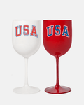 USA Wine Glass (Set of 2)