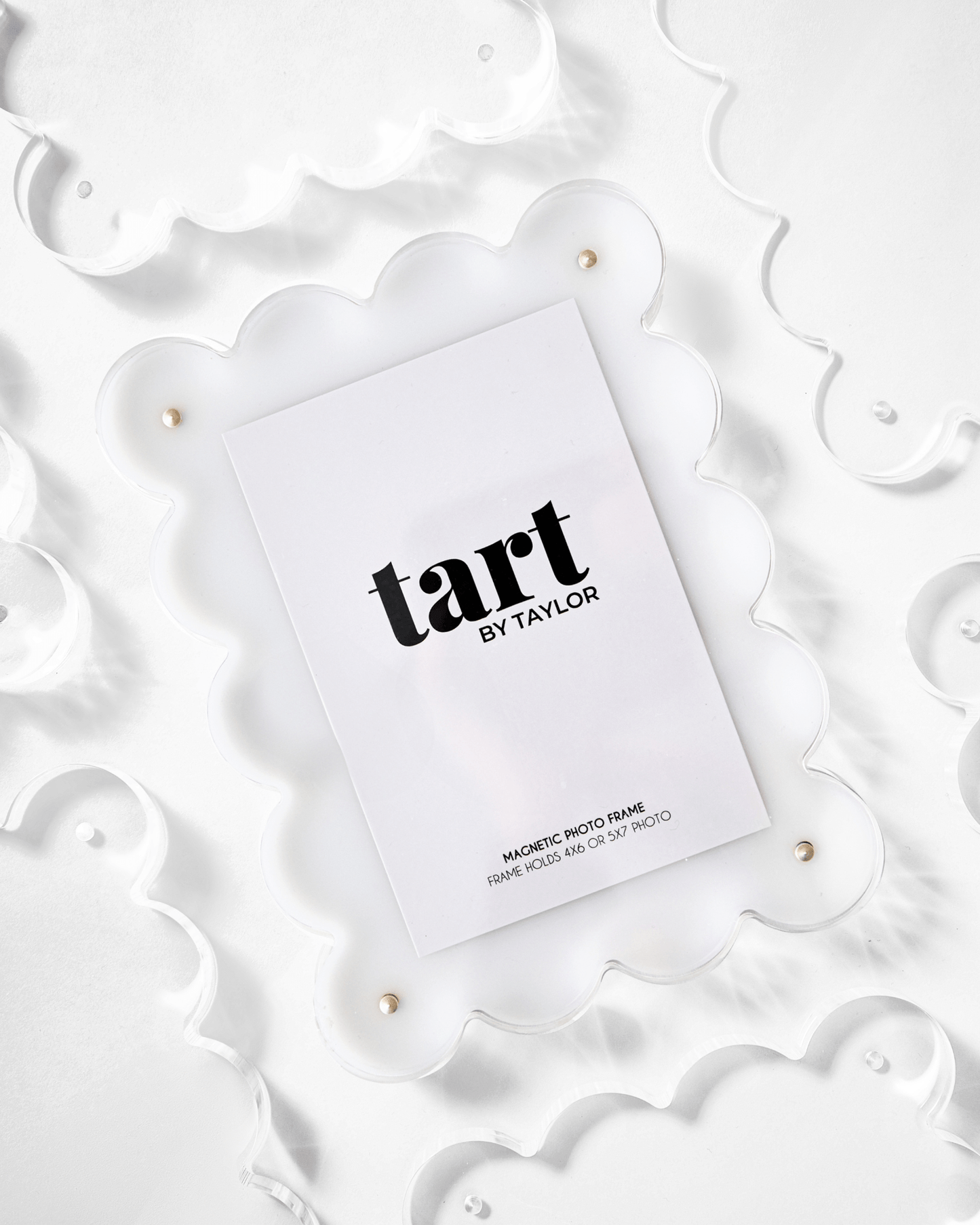 White Acrylic Picture Frame - Tart By Taylor