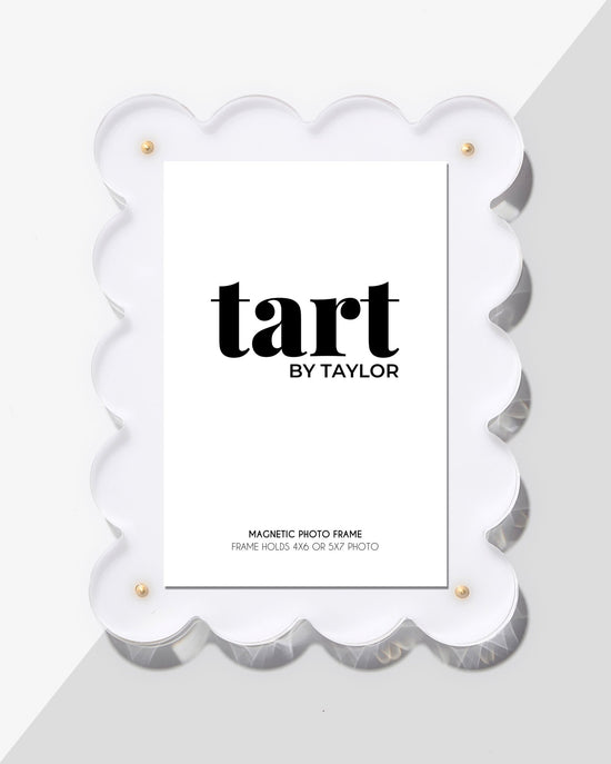 White Acrylic Picture Frame - Tart By Taylor