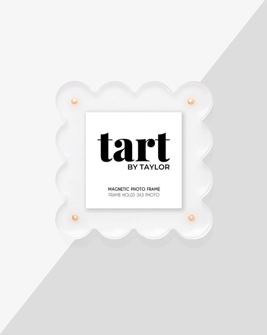 White Mini Acrylic Picture Frame - Tart By Taylor