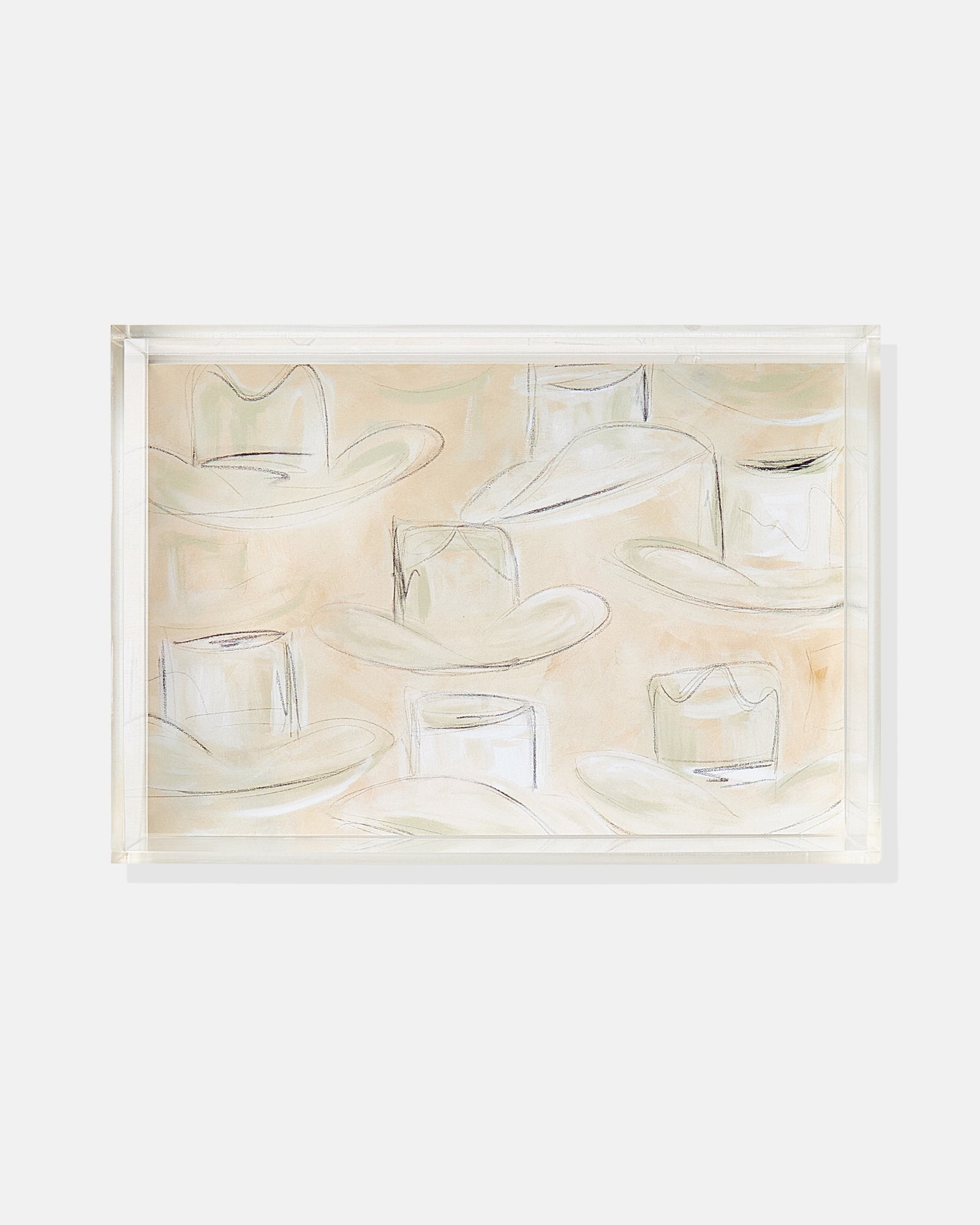 Tart by Taylor Wrangler Cowboy Hat Small Acrylic Tray