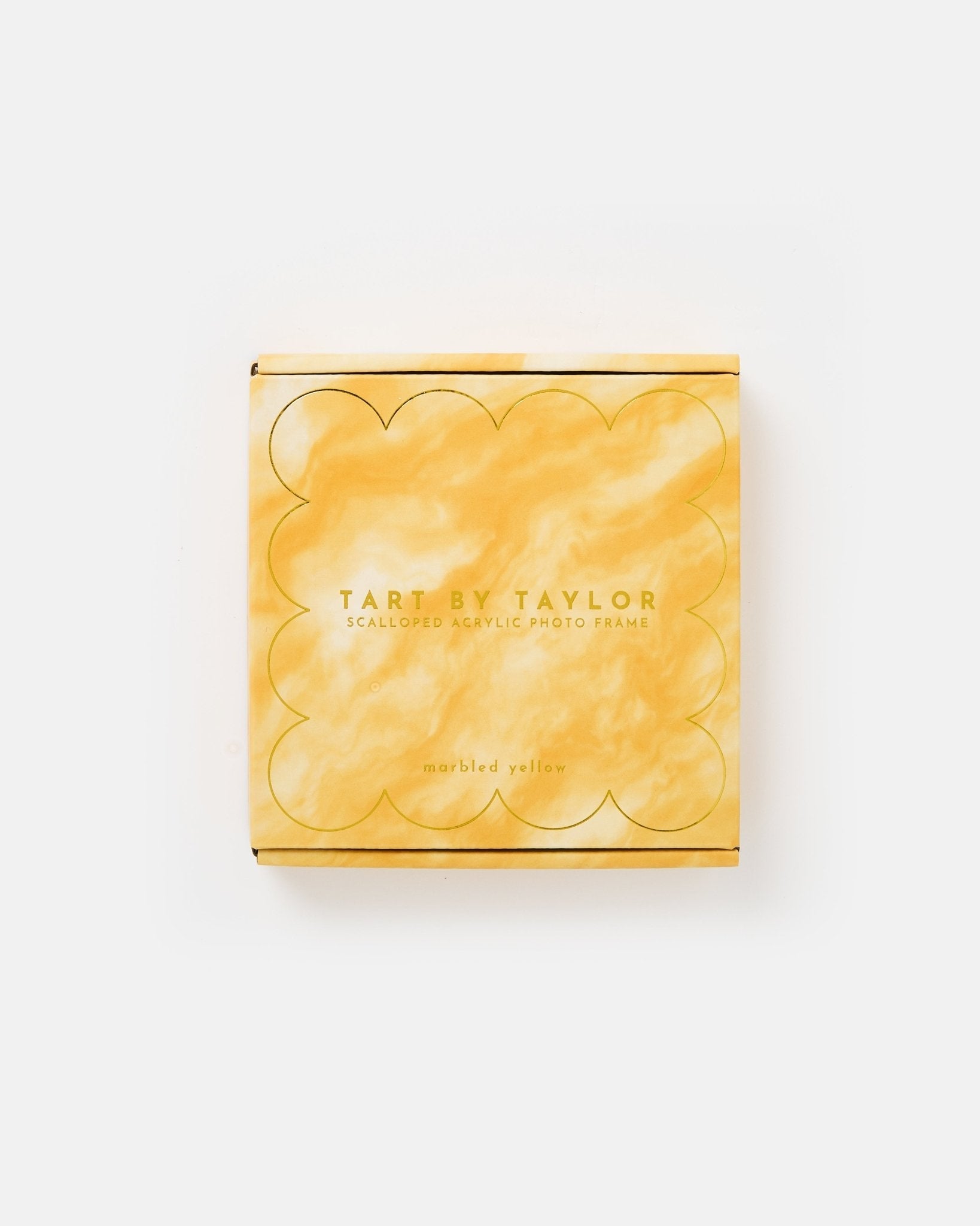 Yellow Marbled Mini Acrylic Picture Frame - Tart By Taylor - MINIFRAME-MARB-YELLOW
