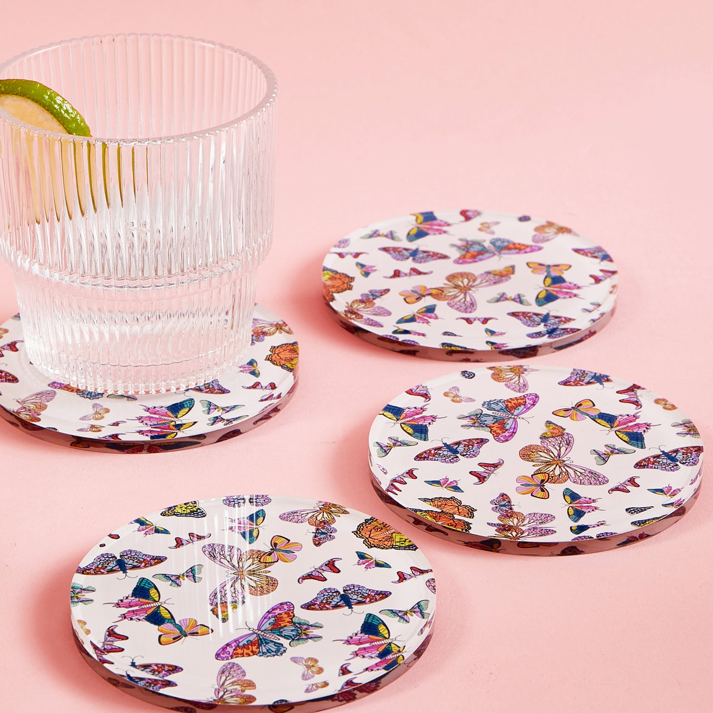 Butterfly Kisses Coasters