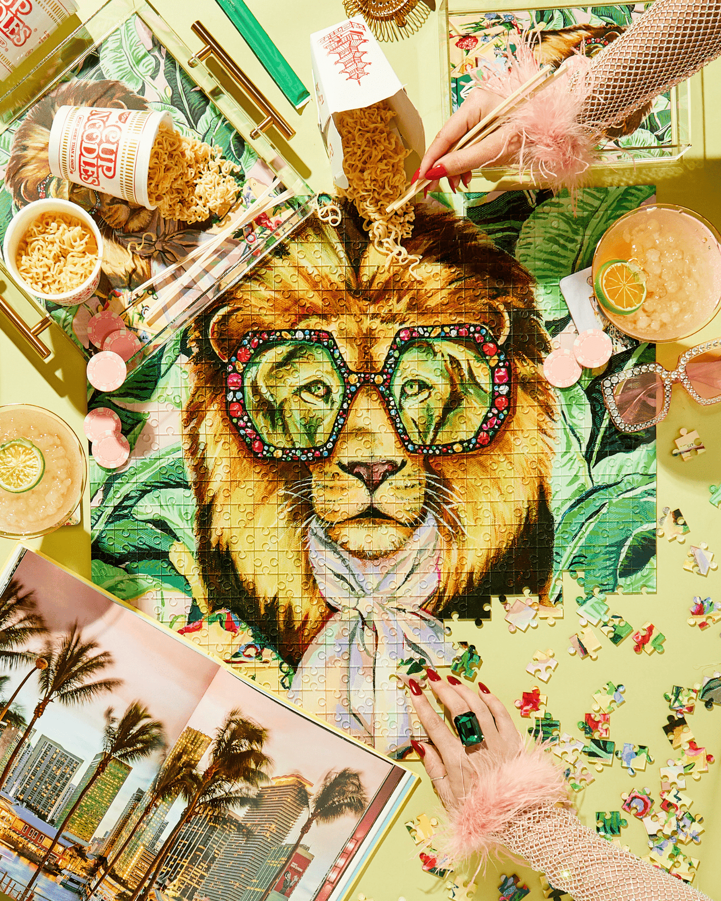 Louis The Lion Acrylic Puzzle - Tart By Taylor