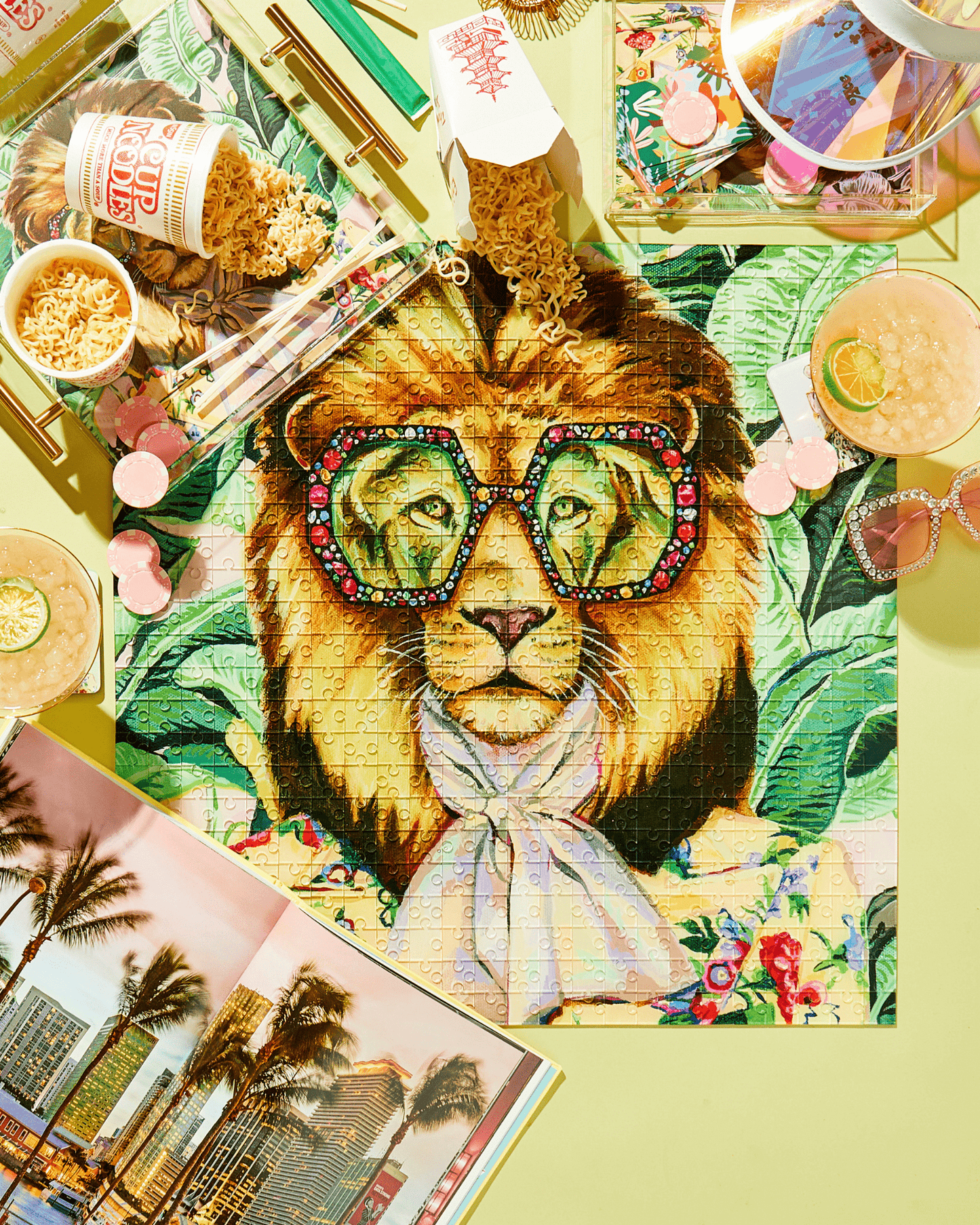 Louis The Lion Acrylic Puzzle - Tart By Taylor